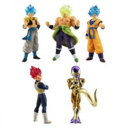 DRAGON BALL SUPER BROLY Gashapons HG Real Figure Bandai