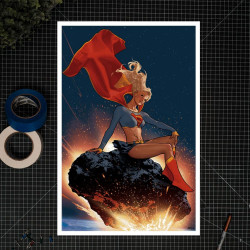 Impression Art Print Supergirl and the Legion of Super-Heroes Sideshow Marvel