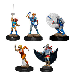 Pack 5 Figurines Cosmocats HeroClix Iconix Wizkids Cosmocats