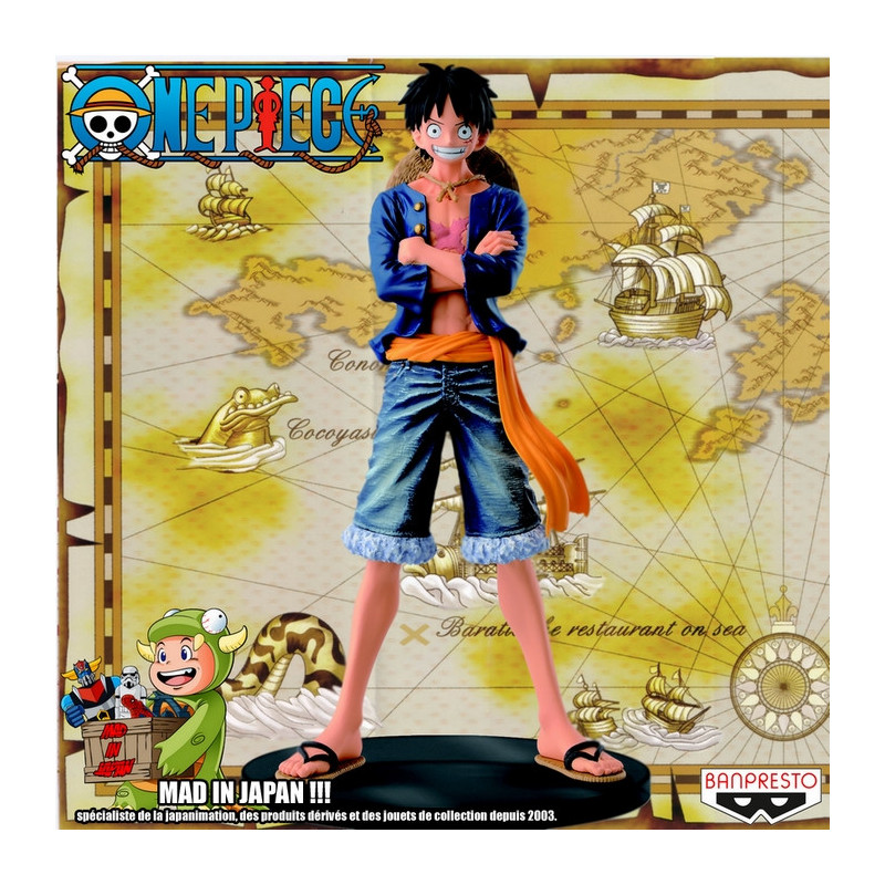 ONE PIECE figurine Luffy Jeans Freak Banpresto