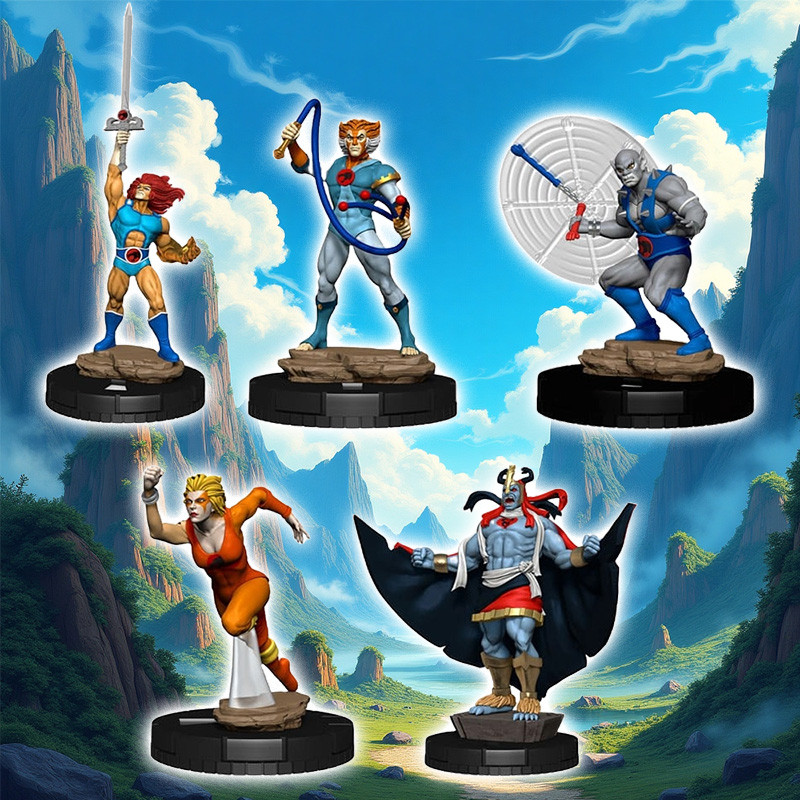 Pack 5 Figurines Cosmocats HeroClix Iconix Wizkids Cosmocats Pack 5 Figurines Cosmocats HeroClix Iconix Wizkids Cosmocats