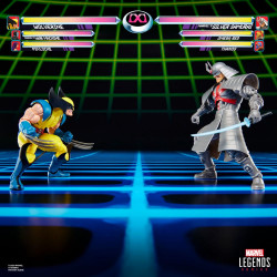Pack 2 Figurines Wolverine Vs Silver Samurai Gamerverse Hasbro Marvel Legends Series