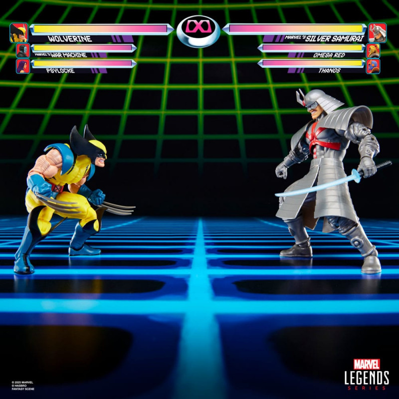 Pack 2 Figurines Wolverine Vs Silver Samurai Gamerverse Hasbro Marvel Legends Series Pack 2 Figurines Wolverine Vs Silver Samurai Gamerverse Hasbro Marvel Legends Series