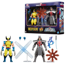 Pack 2 Figurines Wolverine Vs Silver Samurai Gamerverse Hasbro Marvel Legends Series