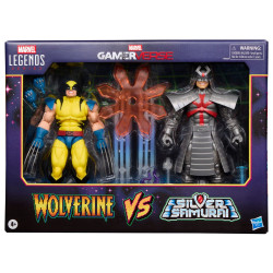 Pack 2 Figurines Wolverine Vs Silver Samurai Gamerverse Hasbro Marvel Legends Series