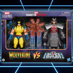 Pack 2 Figurines Wolverine Vs Silver Samurai Gamerverse Hasbro Marvel Legends Series
