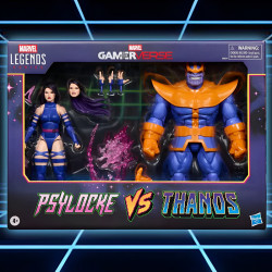 Pack 2 Figurines Psylocke Vs Thanos Gamerverse Hasbro Marvel Legends Series