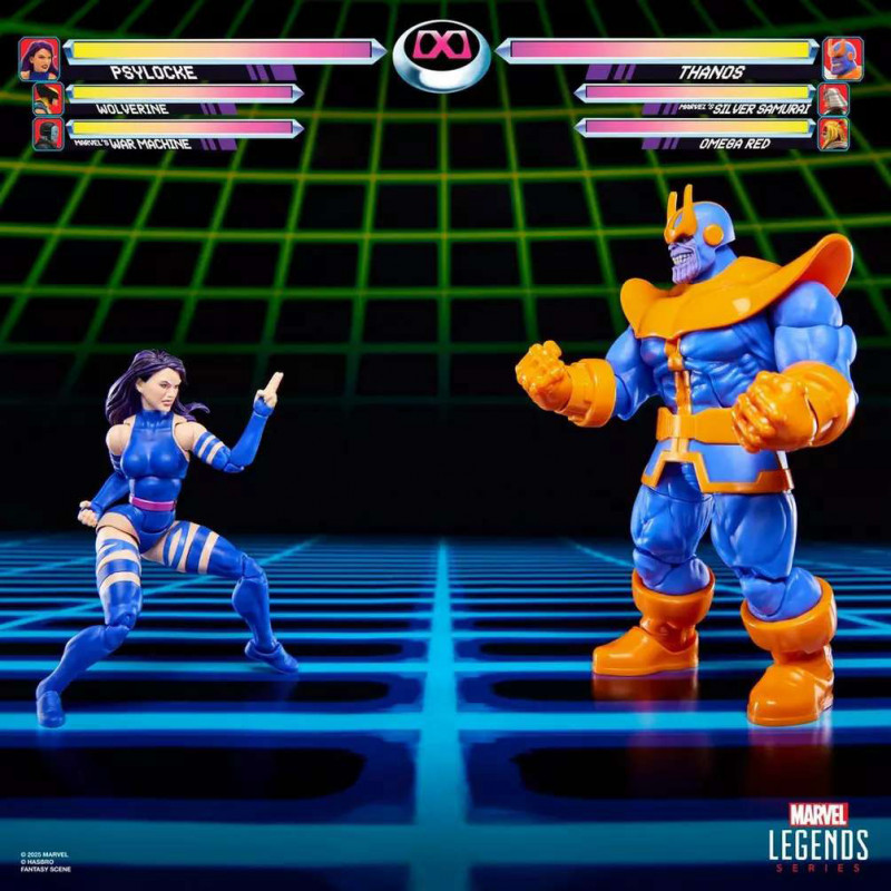 Pack 2 Figurines Psylocke Vs Thanos Gamerverse Hasbro Marvel Legends Series Pack 2 Figurines Psylocke Vs Thanos Gamerverse Hasbro Marvel Legends Series