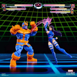 Pack 2 Figurines Psylocke Vs Thanos Gamerverse Hasbro Marvel Legends Series
