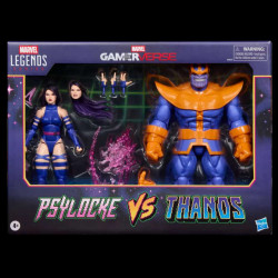 Pack 2 Figurines Psylocke Vs Thanos Gamerverse Hasbro Marvel Legends Series