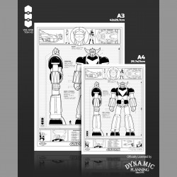 GOLDORAK UV Poster Robot A3