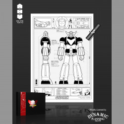 GOLDORAK UV Poster Robot A4