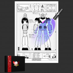 GOLDORAK UV Poster Robot A3 We are Tokyo