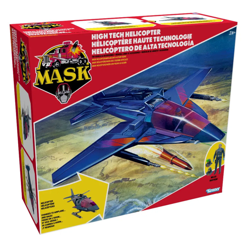 M.A.S.K. Véhicule Switchblade & Figurine Miles Mayhem The Loyal Subjects M.A.S.K. Véhicule Switchblade & Figurine Miles Mayhem The Loyal Subjects