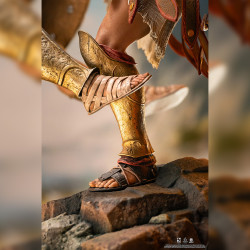 Statue Spartan Kick Pure Arts Assassin's Creed Odyssey