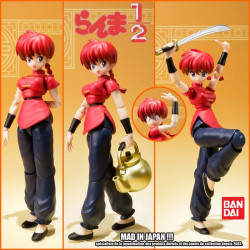  RANMA ½ figurine Ranma Saotome (fille) SH Figuarts Bandai