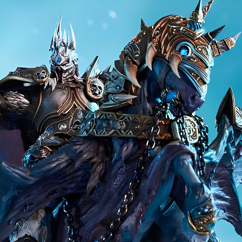 Statue Le Roi-Liche & Invincible Hex Collectibles World Of Warcraft Statue Le Roi-Liche & Invincible Hex Collectibles World Of Warcraft