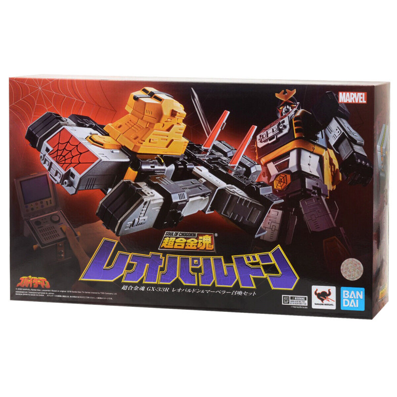 SOUL OF CHOGOKIN GX-33R Leopardon & Marveller Summon Bandai SOUL OF CHOGOKIN GX-33R Leopardon & Marveller Summon Bandai