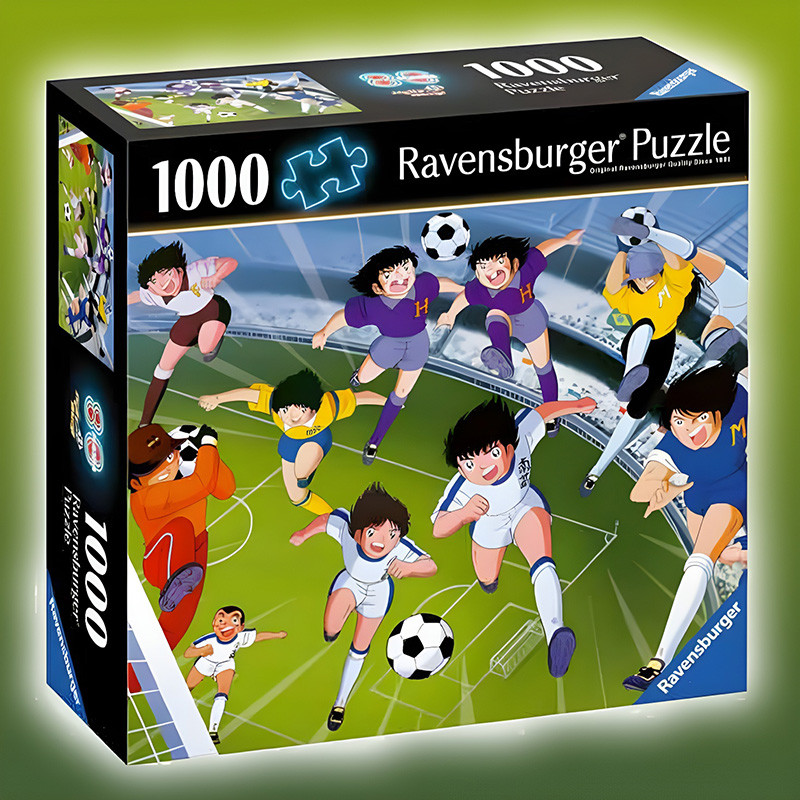Puzzle 1000 pièces Olive et Tom 80s Mania Ravensburger Olive et Tom
