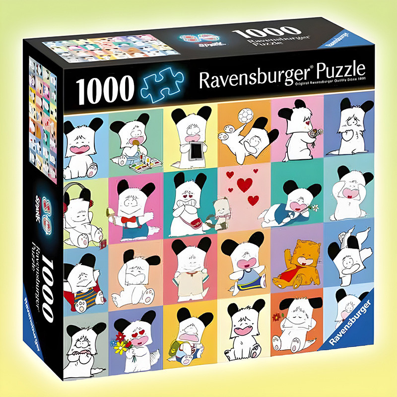 Puzzle 1000 pièces Spank 80s Mania Ravensburger Spank