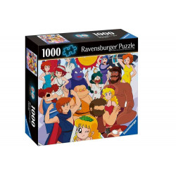 Puzzle 1000 pièces Olympe 80s Mania Ravensburger La Petite Olympe et les Dieux