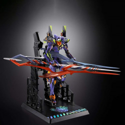 Figurine Metal Build Evangelion Test Type-01 30th with the spear of Gaius Bandai Evangelion