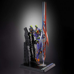 Figurine Metal Build Evangelion Test Type-01 30th with the spear of Gaius Bandai Evangelion