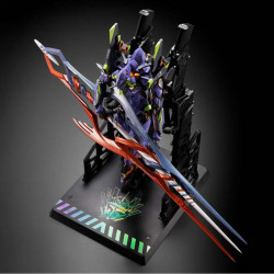 Figurine Metal Build Evangelion Test Type-01 30th with the spear of Gaius Bandai Evangelion