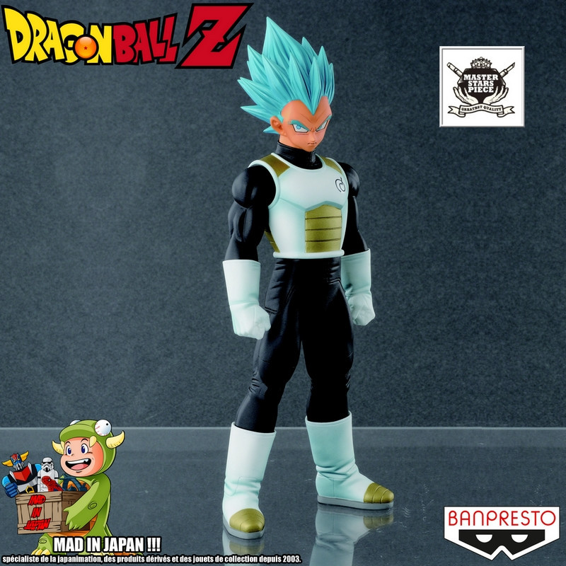 DRAGON BALL Z figurine Vegeta Super Saiyan God Master Stars Piece Banpresto DRAGON BALL Z figurine Vegeta Super Saiyan God Master Stars Piece Banpresto
