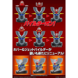 Metal Action Set Hover & Jet Pilder Evolution Toy Mazinger Z