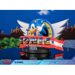 Statue Sonic Title Screen F4F Sonic The Hedgehog