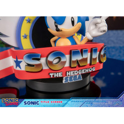Statue Sonic Title Screen F4F Sonic The Hedgehog