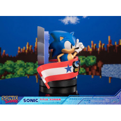 Statue Sonic Title Screen F4F Sonic The Hedgehog