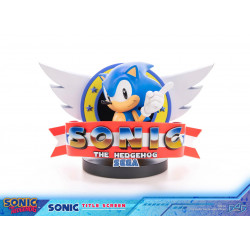 Statue Sonic Title Screen F4F Sonic The Hedgehog