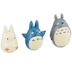 MON VOISIN TOTORO Coffret 3 Figurines Culbuto Totoro