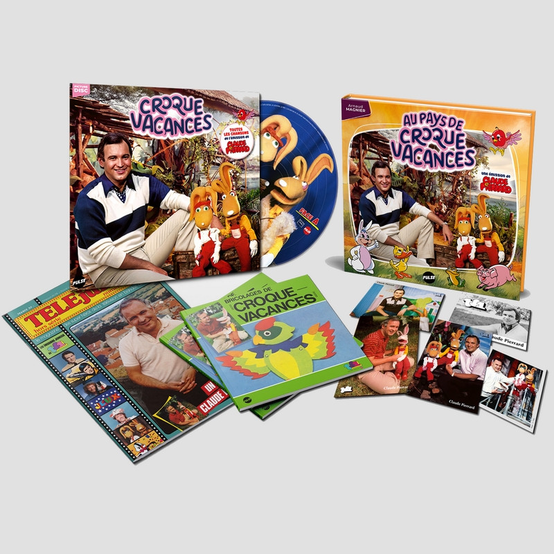Au Pays de Croque Vacances Pack Livre + Vinyle & Goodies Pulse Editions Au Pays de Croque Vacances Pack Livre + Vinyle & Goodies Pulse Editions
