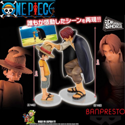 ONE PIECE Dramatic Showcase Luffy & Shanks Le Roux Banpresto