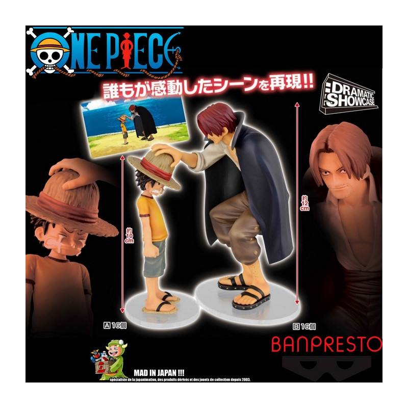 ONE PIECE Dramatic Showcase Luffy & Shanks Le Roux Banpresto ONE PIECE Dramatic Showcase Luffy & Shanks Le Roux Banpresto