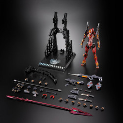 Figurine Metal Build Evangelion Production Model-02 30th avec la lance de Cassius Bandai Evangelion