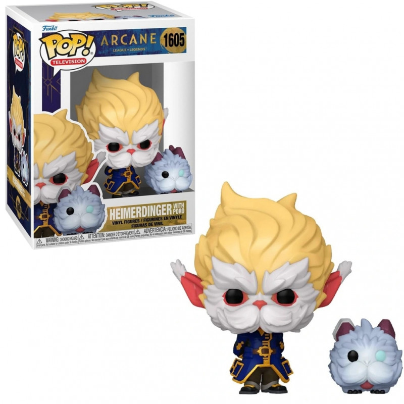 ARCANE Figurine POP! Heimerdinger & Poro Funko