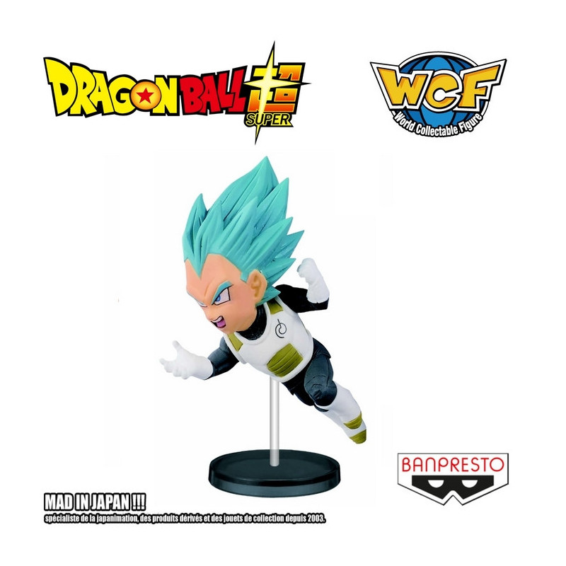 DRAGON BALL SUPER figurine Vegeta SS God Super Saiyan WCF Banpresto DRAGON BALL SUPER figurine Vegeta SS God Super Saiyan WCF Banpresto