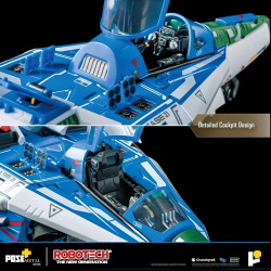 ROBOTECH The New Generation Figurine VAF-6C Combat Alpha Fighter Pose+ Metal Series Toynami