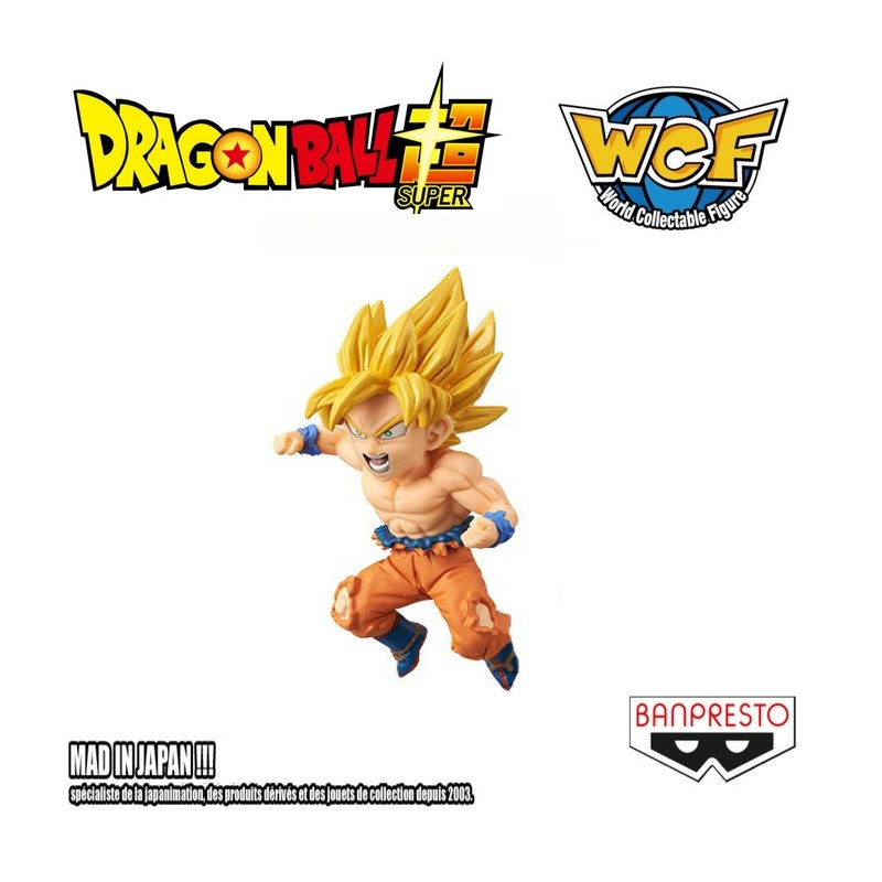 DRAGON BALL SUPER figurine Son Goku SS WCF Banpresto DRAGON BALL SUPER figurine Son Goku SS WCF Banpresto