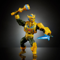 Figurine Le Maitre d'Armes armure Bumblebee Mattel Maitres de l'Univers X Transformers