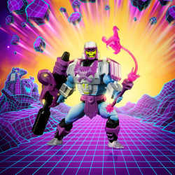MAITRES DE L'UNIVERS X TRANSFORMERS Figurine Skeletor armure Megatron Mattel
