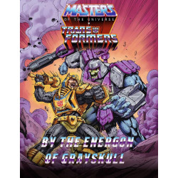 MAITRES DE L'UNIVERS X TRANSFORMERS Figurine Skeletor armure Megatron Mattel