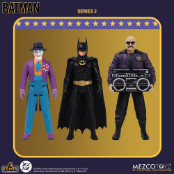Pack 3 Figurines 5 Points Series 2 Mezco Toyz Batman 1989