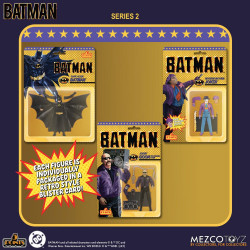 Pack 3 Figurines 5 Points Series 2 Mezco Toyz Batman 1989