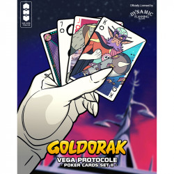 Jeu de 54 Cartes Poker Vega Protocole We Are Tokyo Goldorak