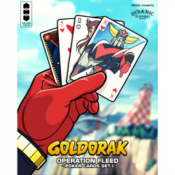 Jeu de 54 Cartes Poker Operation Fleed We Are Tokyo Goldorak